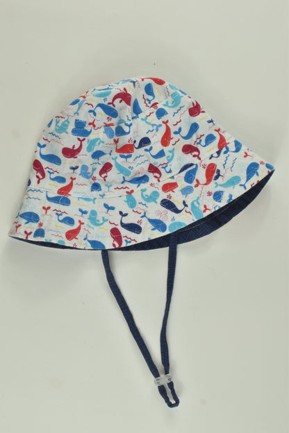 Pleats and Treats Size 1-2 Reversible Sun Hat