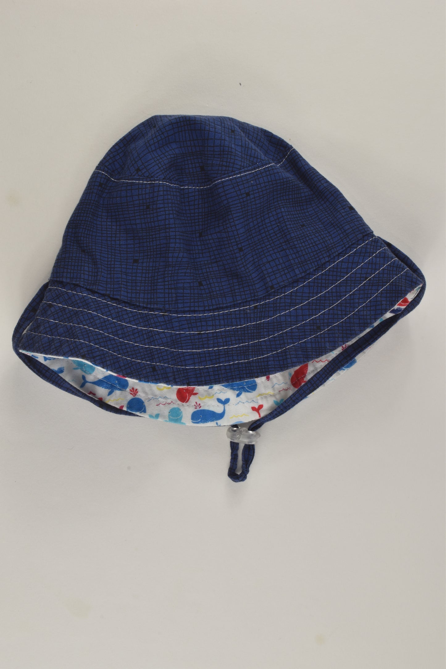 Pleats and Treats Size 1-2 Reversible Sun Hat