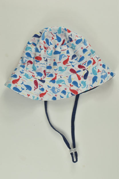 Pleats and Treats Size 1-2 Reversible Sun Hat