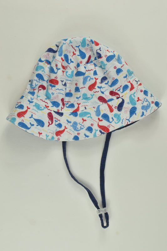Pleats and Treats Size 1-2 Reversible Sun Hat