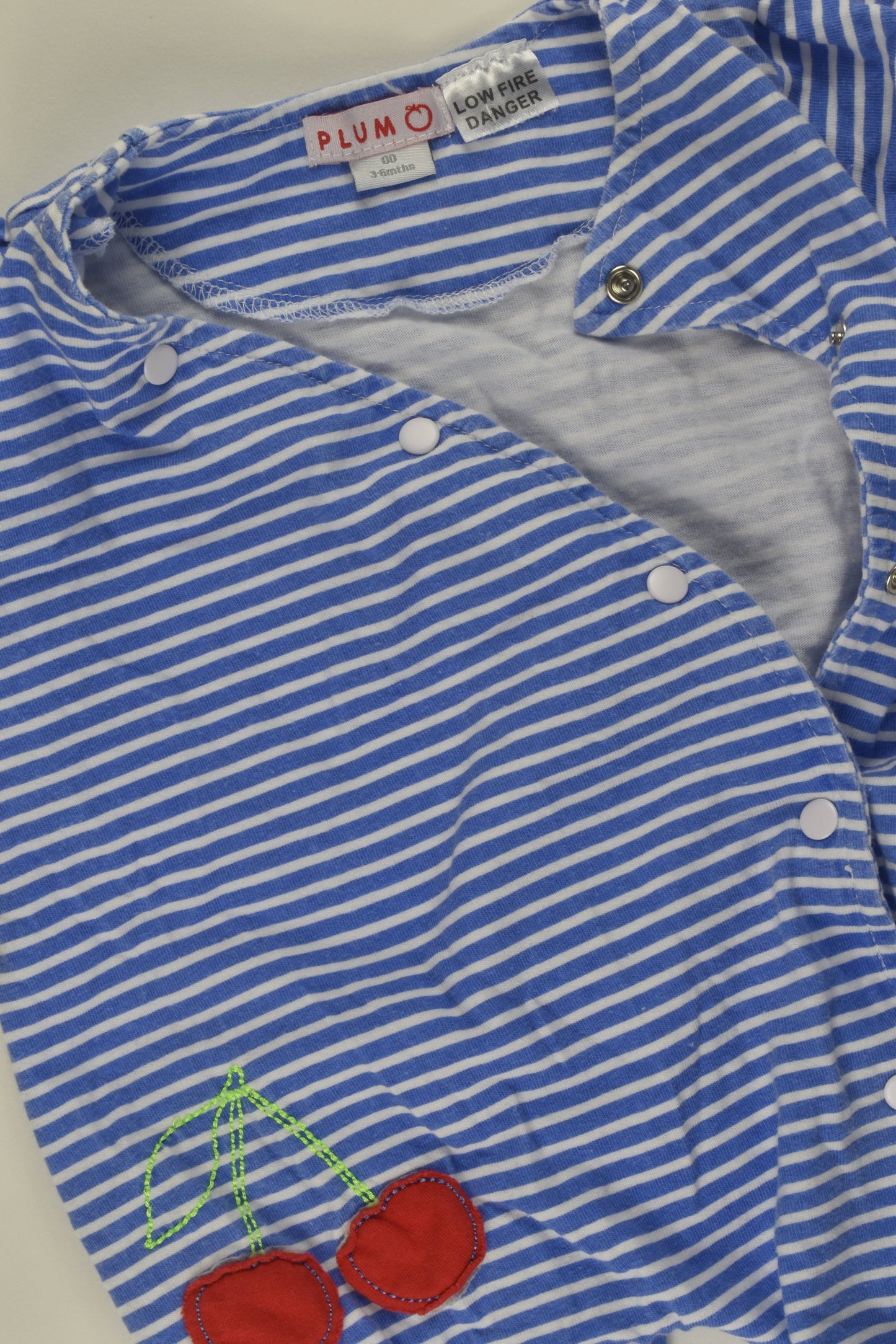 Plum Size 00 Short Cherry Romper