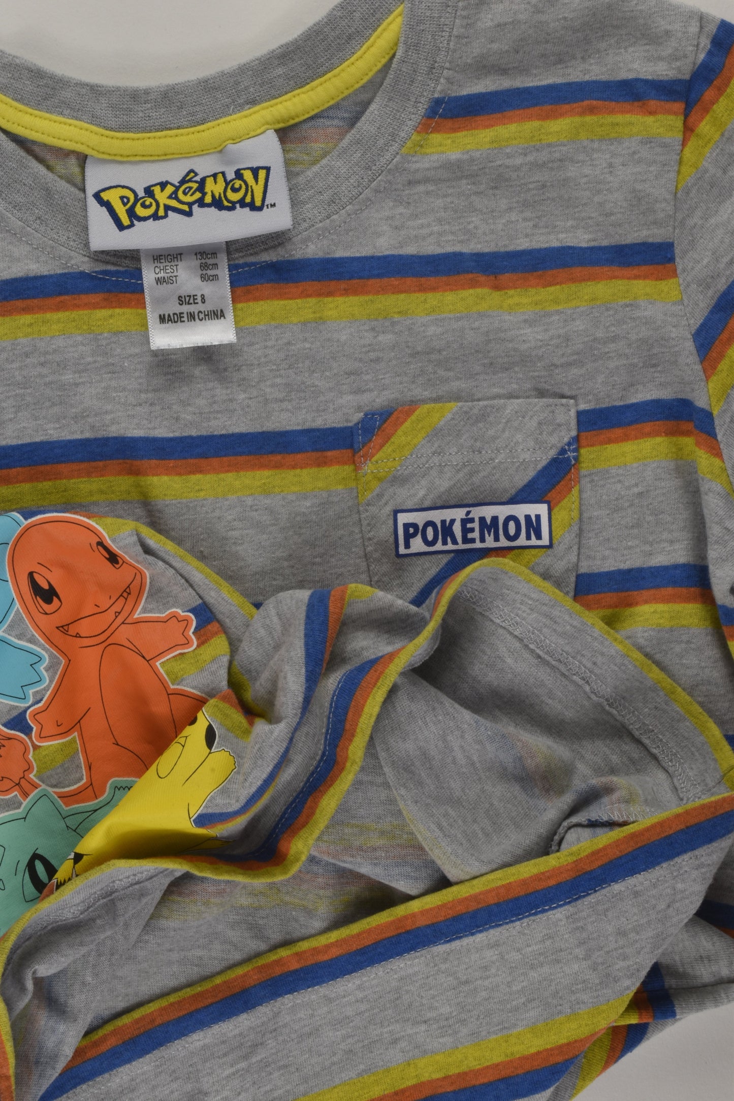 Pokemon Size 8 T-shirt
