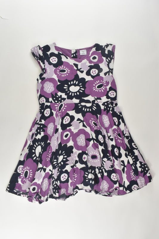 Polarn O. Pyret Size 4-5 Floral Viscose Dress