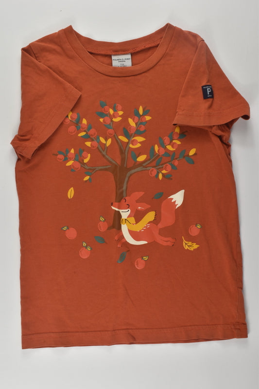 Polarn O. Pyret Size 4-5 Fox T-shirt