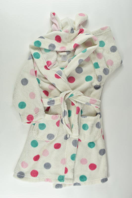 Polka Dots Size 3 Dressing Gown