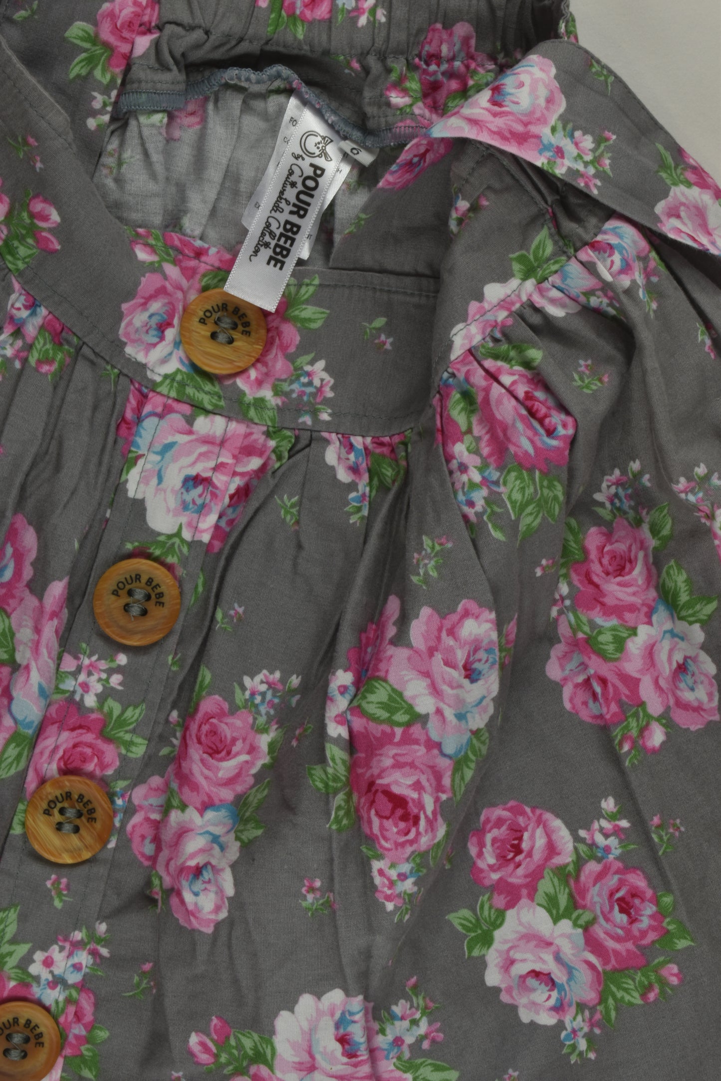Pour Bebe by Couture Kidz Size 6 Suspender Skirt
