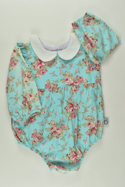 Pour Bebe by Couturekidz Size 1 Floral Romper