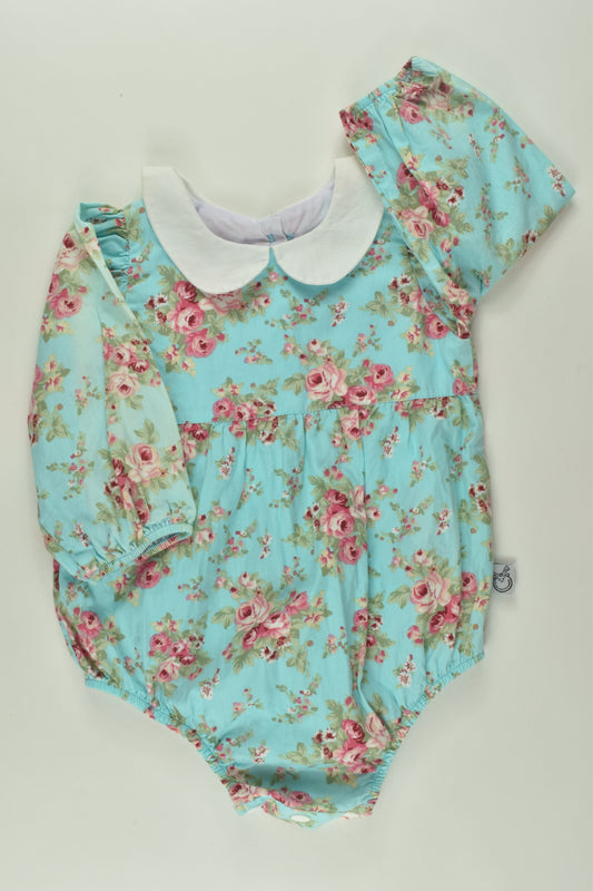 Pour Bebe by Couturekidz Size 1 Floral Romper