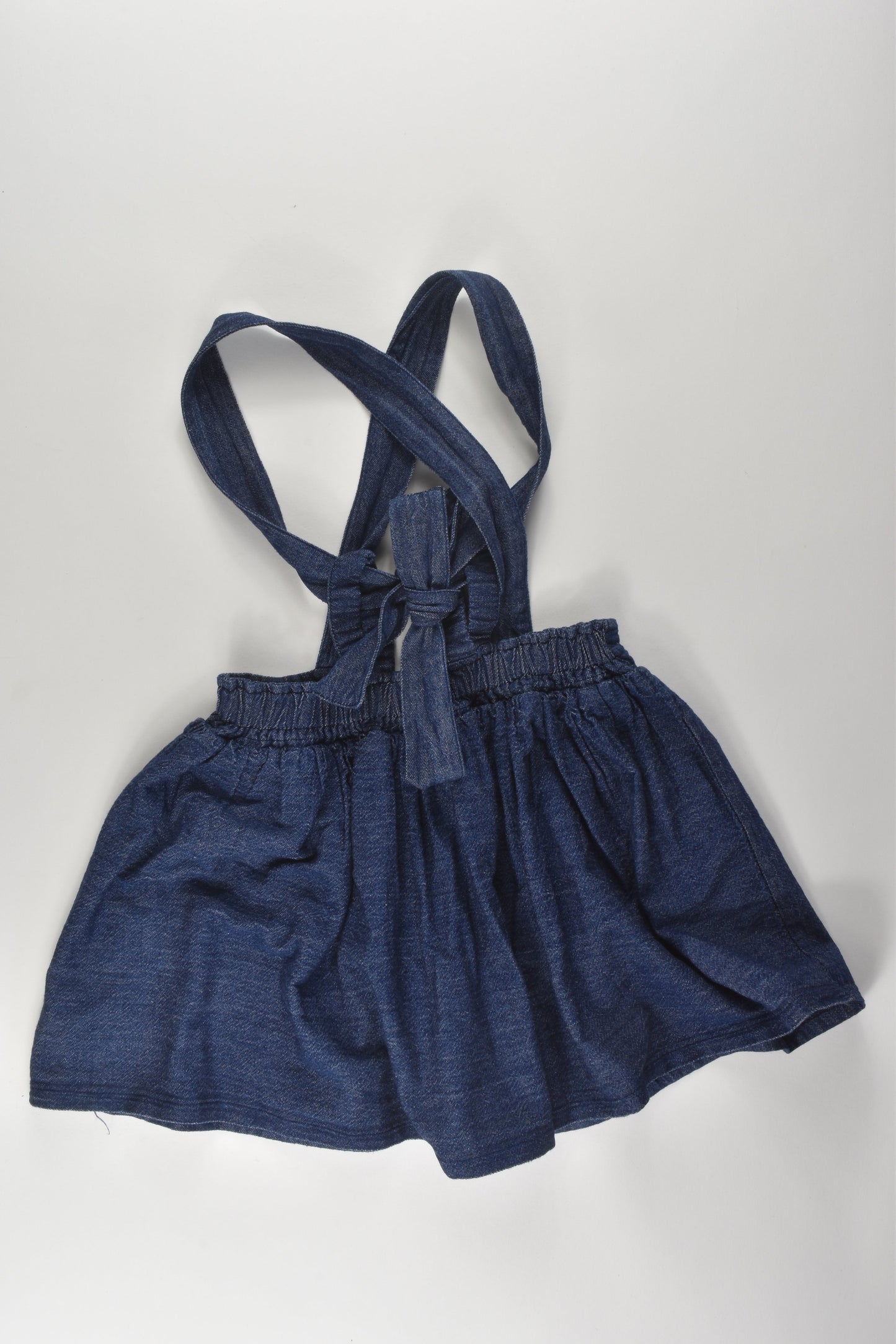 Pour Bebe by Couturekidz Size 4 Denim Suspender Skirt