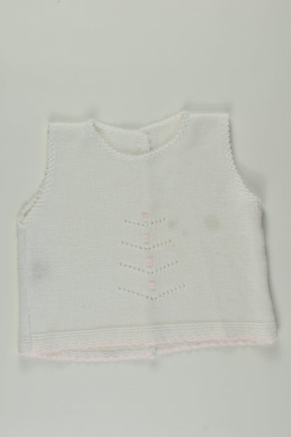 Prim Baby Size approx 00 Knit Vest