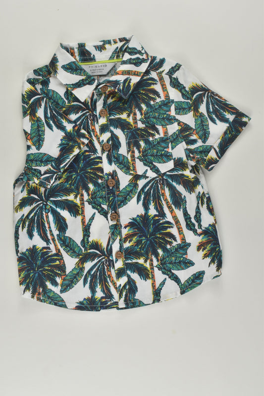 Primark Size 0 Palm Trees Shirt