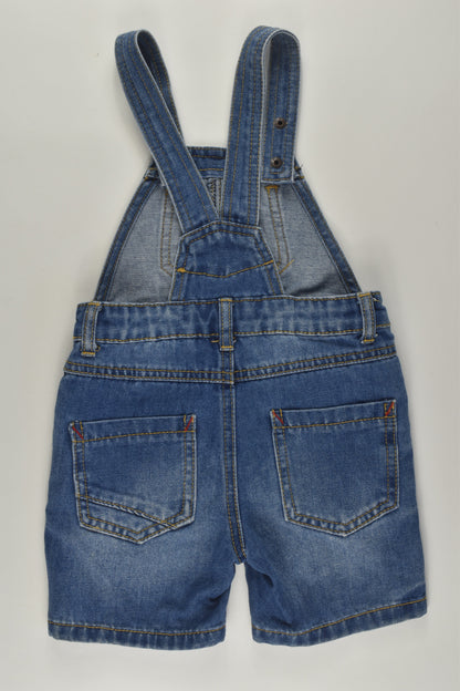 Primark Size 1 Short Denim Overalls