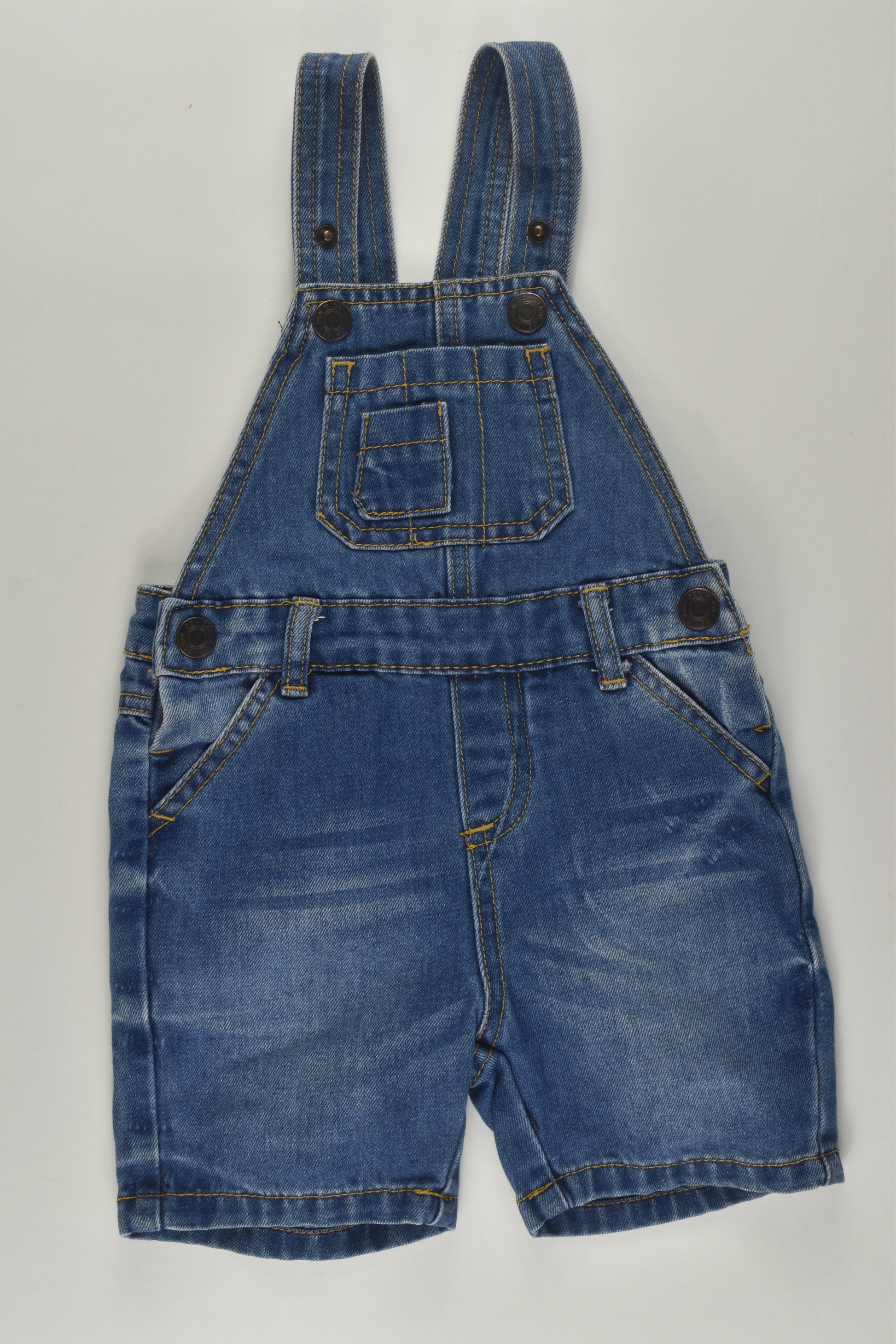 Primark Size 1 Short Denim Overalls
