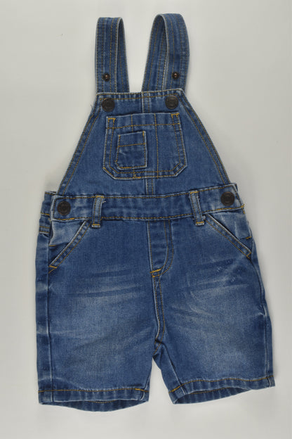 Primark Size 1 Short Denim Overalls