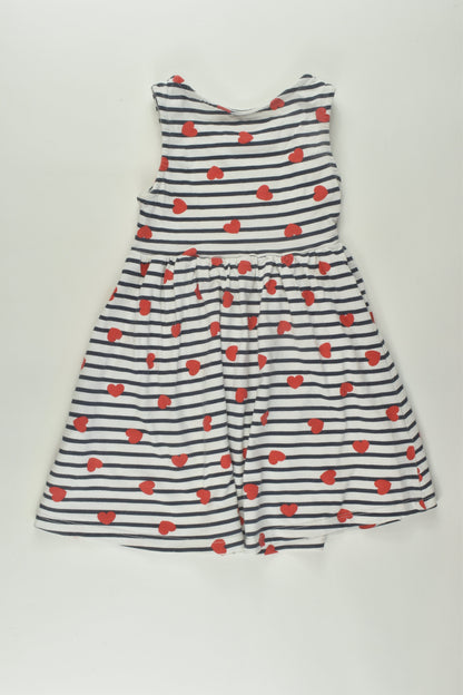 Primark Size 2 Love Hearts and Stripes Dress