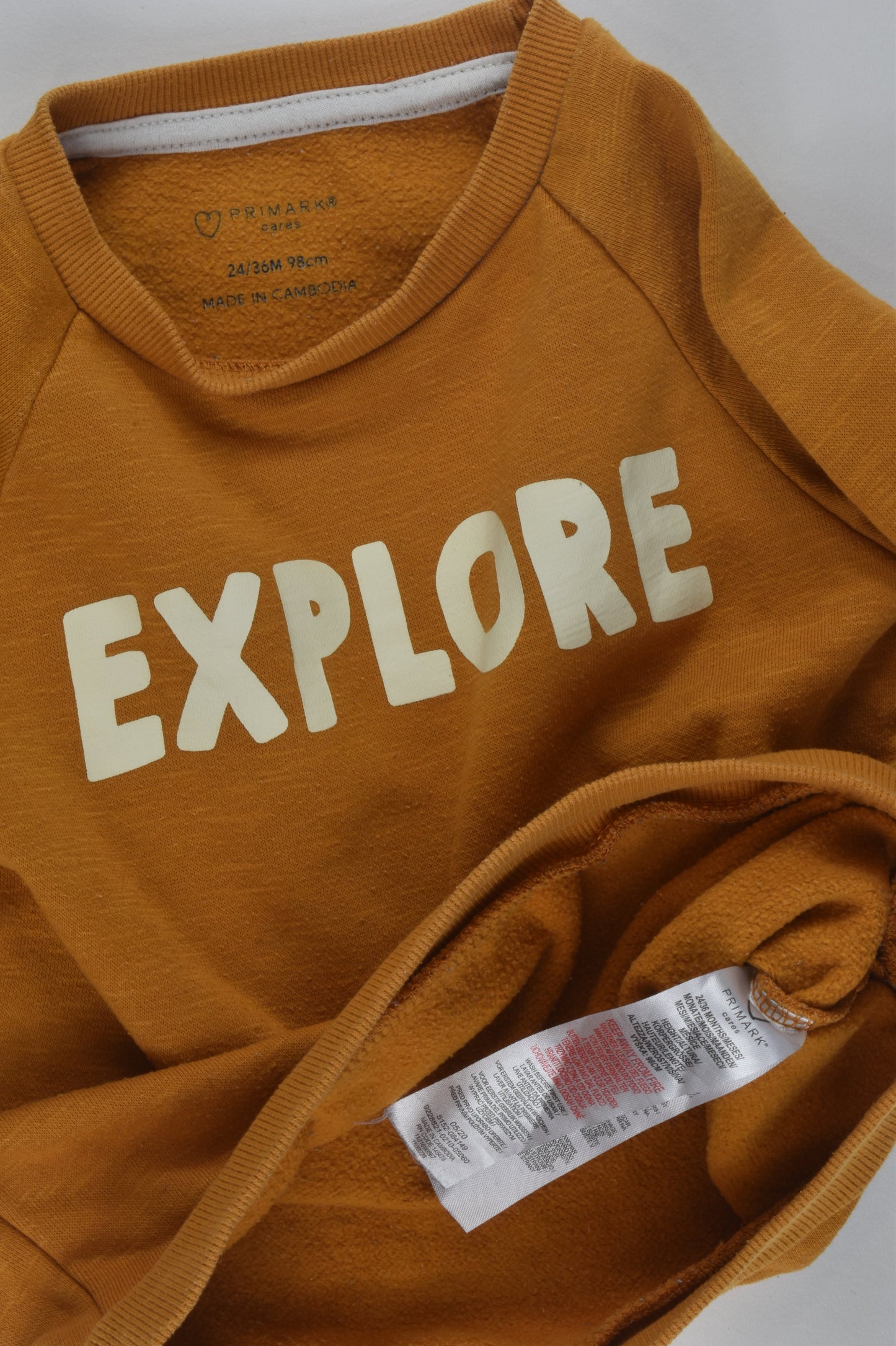 Primark Size 3 'Expolore' Sweater