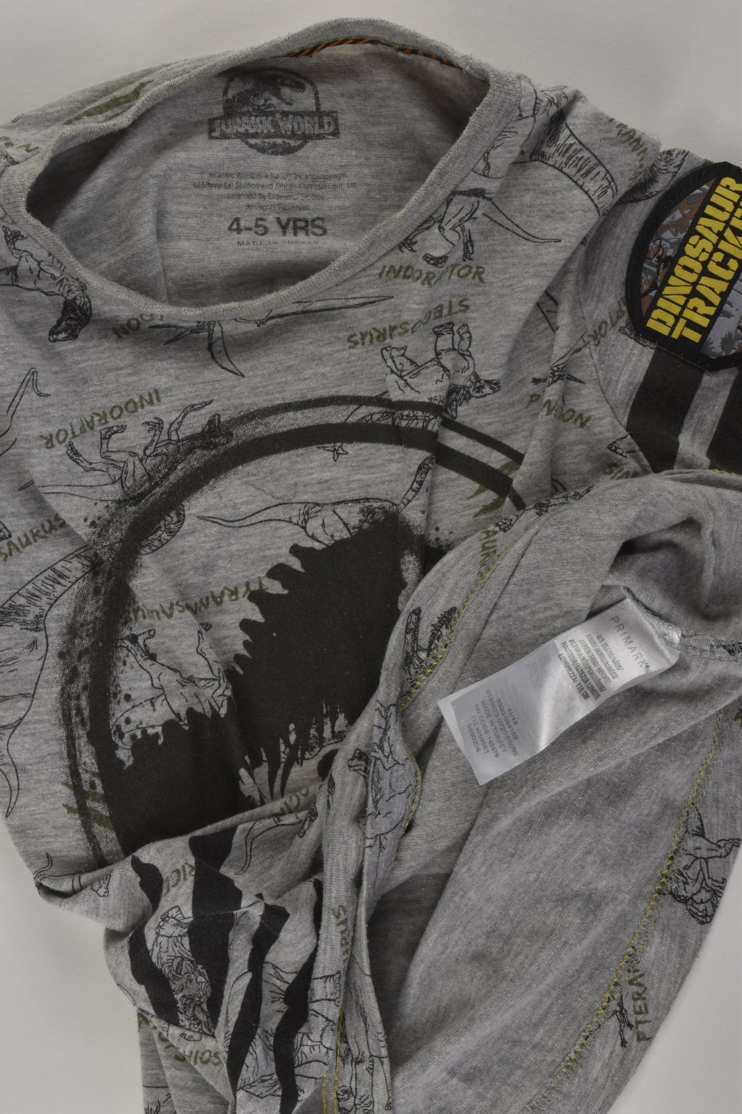 Primark Size 4-5 Jurassic World T-shirt