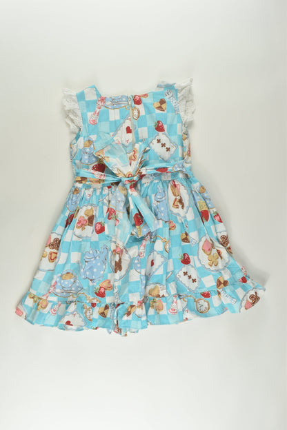 Princess Cherry Size 3-4 Handmade Dress