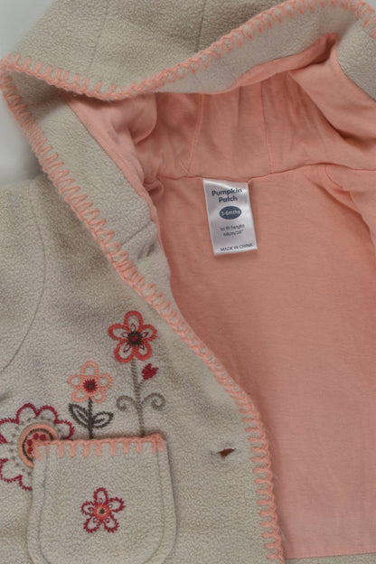 Pumpkin Patch Size 00 Embroidery Fleece Jacket