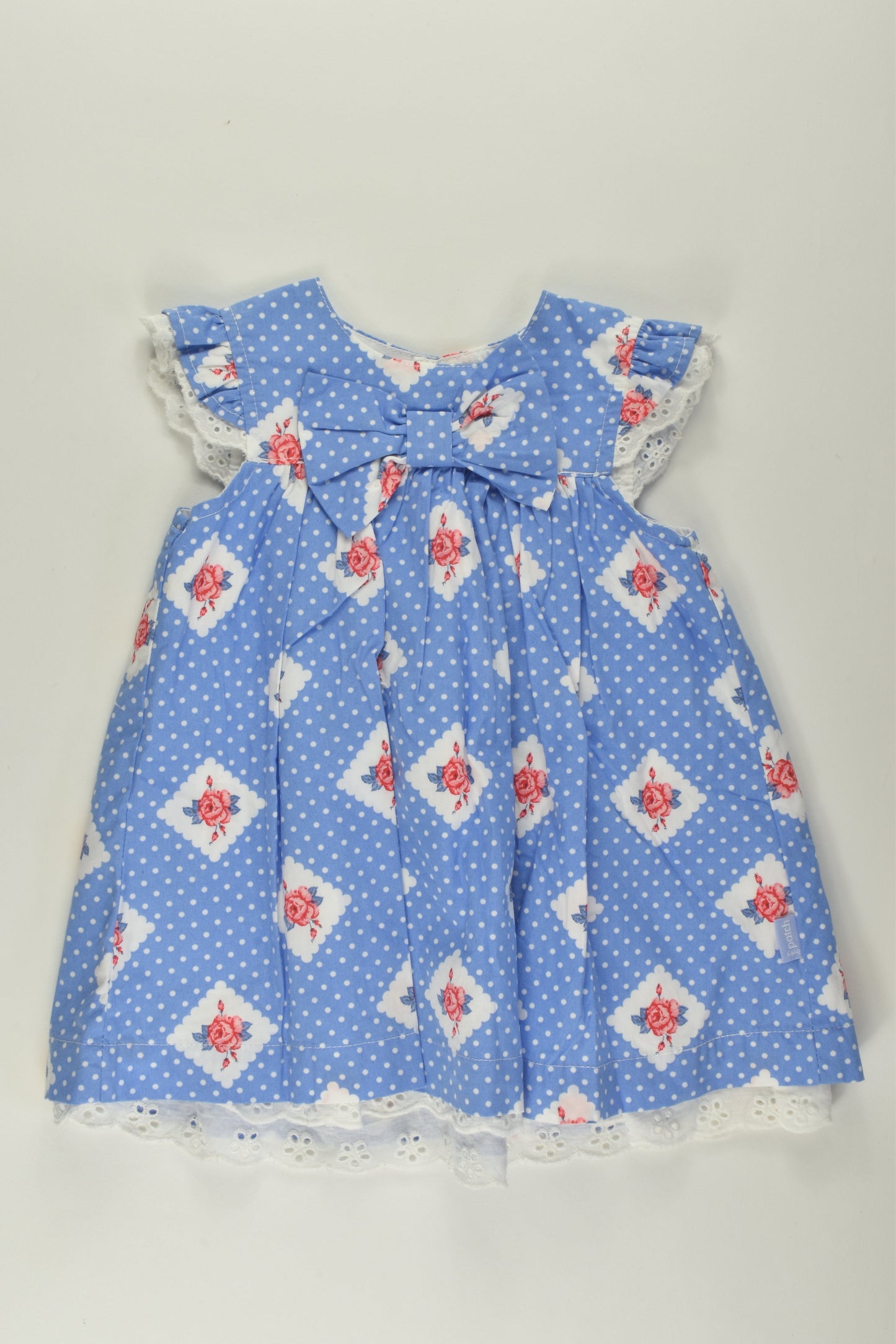 Pumpkin Patch Size 000 Lined Dress