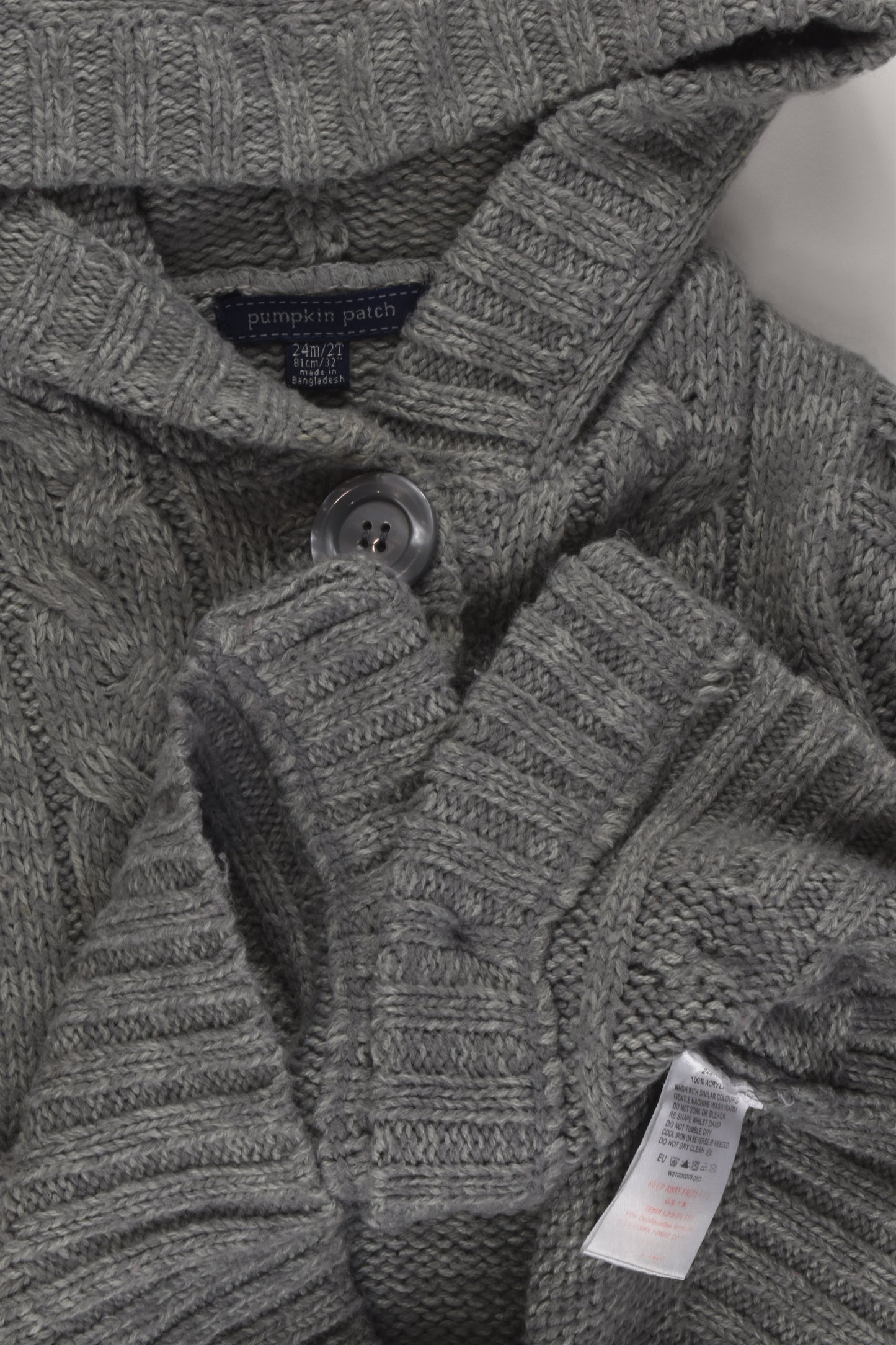 Pumpkin Patch Size 2 Knit Cardigan