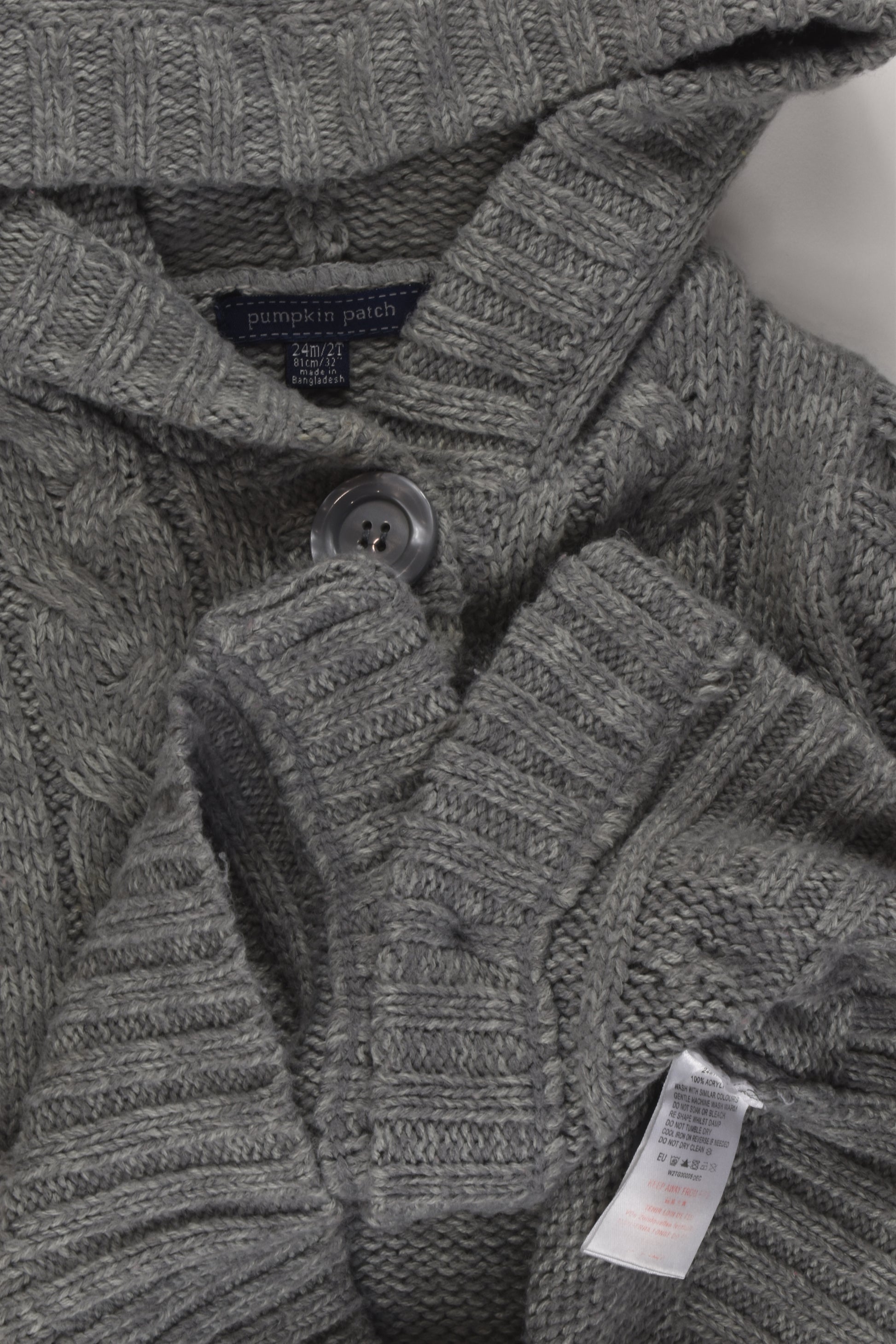Pumpkin Patch Size 2 Knit Cardigan