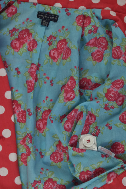 Pumpkin Patch Size 2 Polka Dots and Flowers Jacket