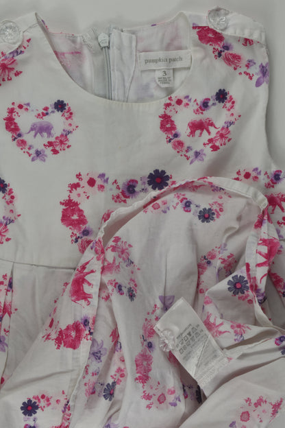 Pumpkin Patch Size 3 Elephant Dress