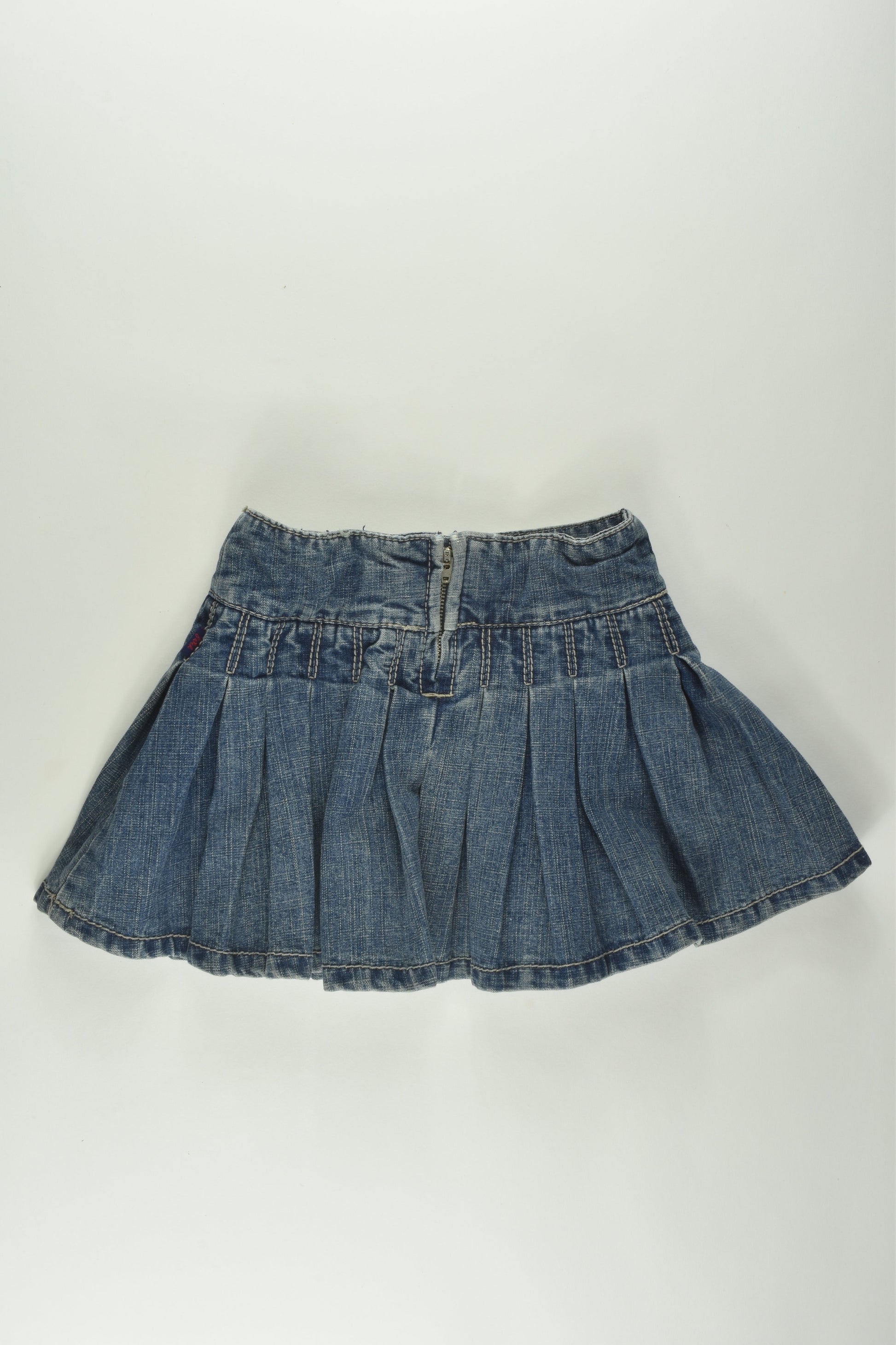 Pumpkin Patch Size 3 Embroidery Denim Skirt