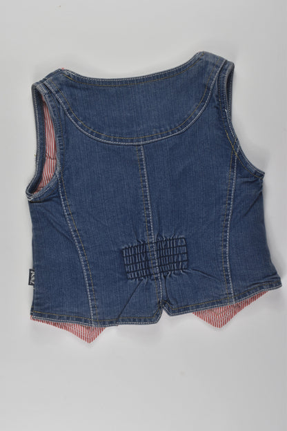 Pumpkin Patch Size 4 Denim Vest