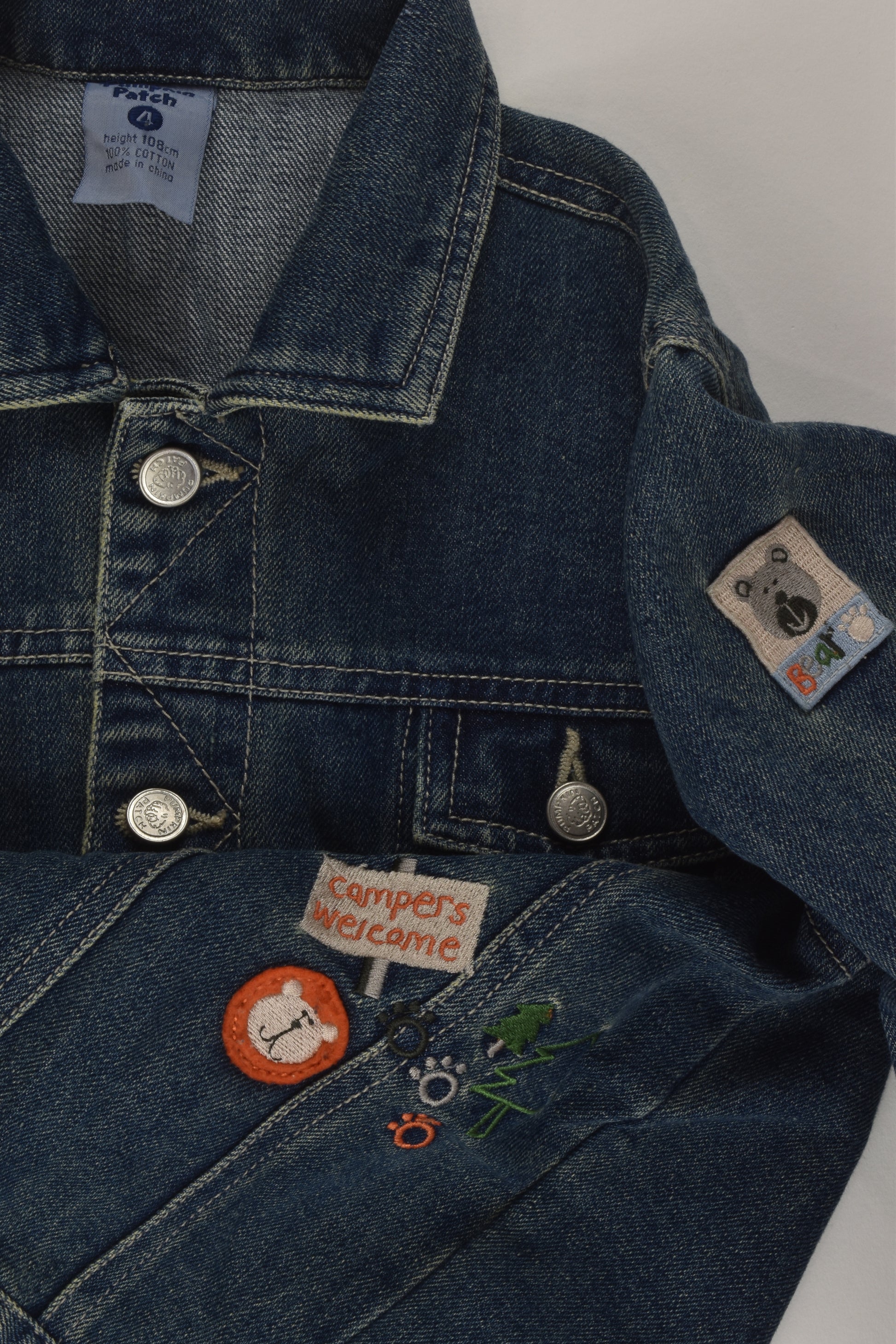 Pumpkin Patch Size 4 Vintage Denim Jacket