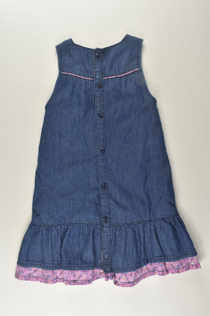 Pumpkin Patch Size 5 Embroidery Denim Dress