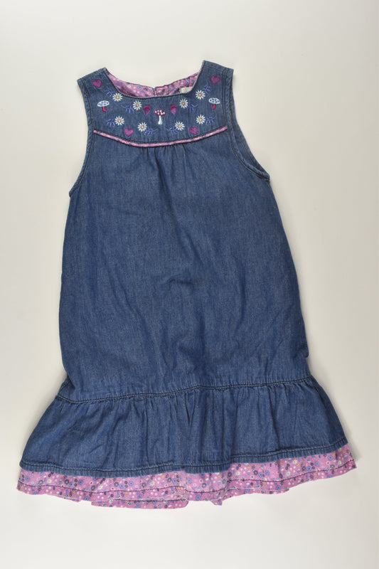 Pumpkin Patch Size 5 Embroidery Denim Dress