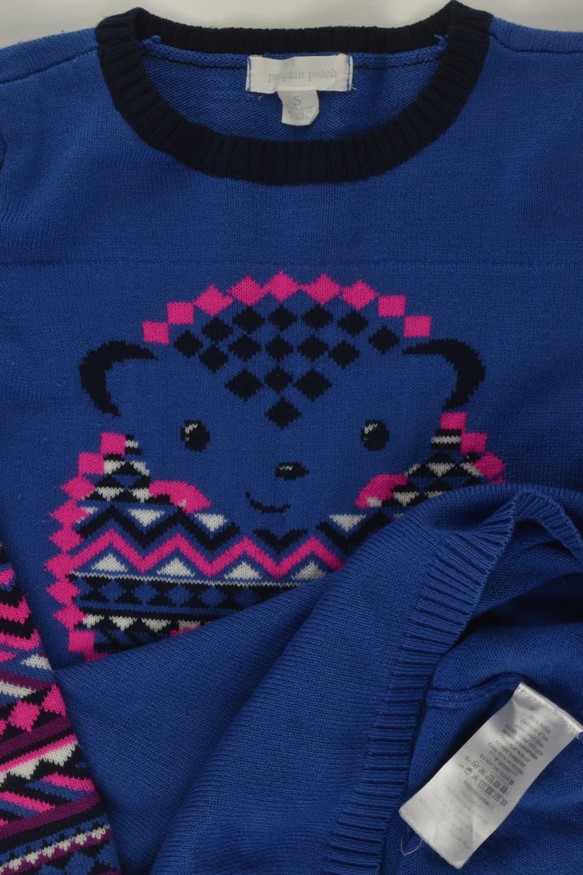 Pumpkin Patch Size 5 Hedgehog Knit Dress