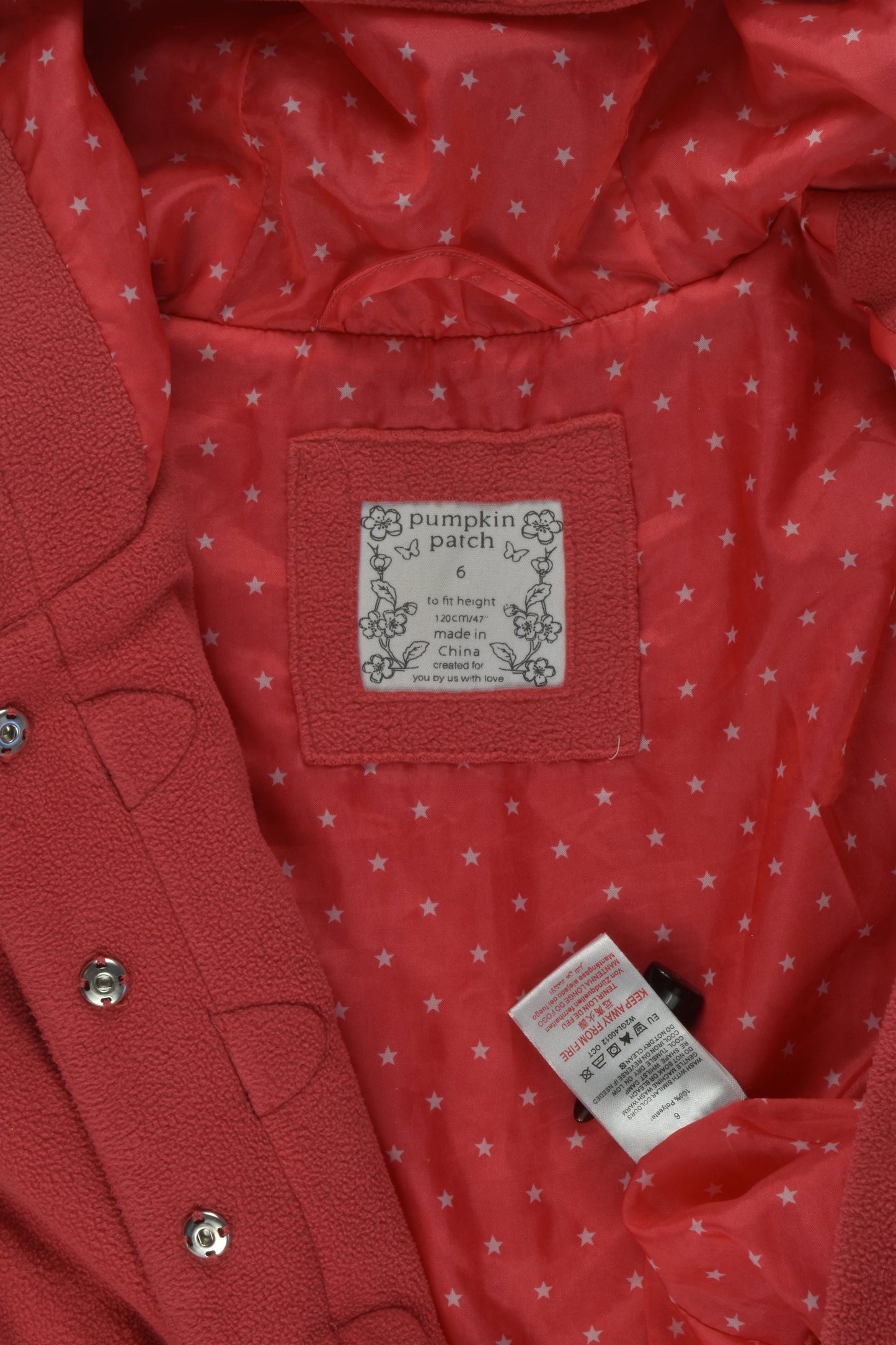 Pumpkin Patch Size 6 Jacket