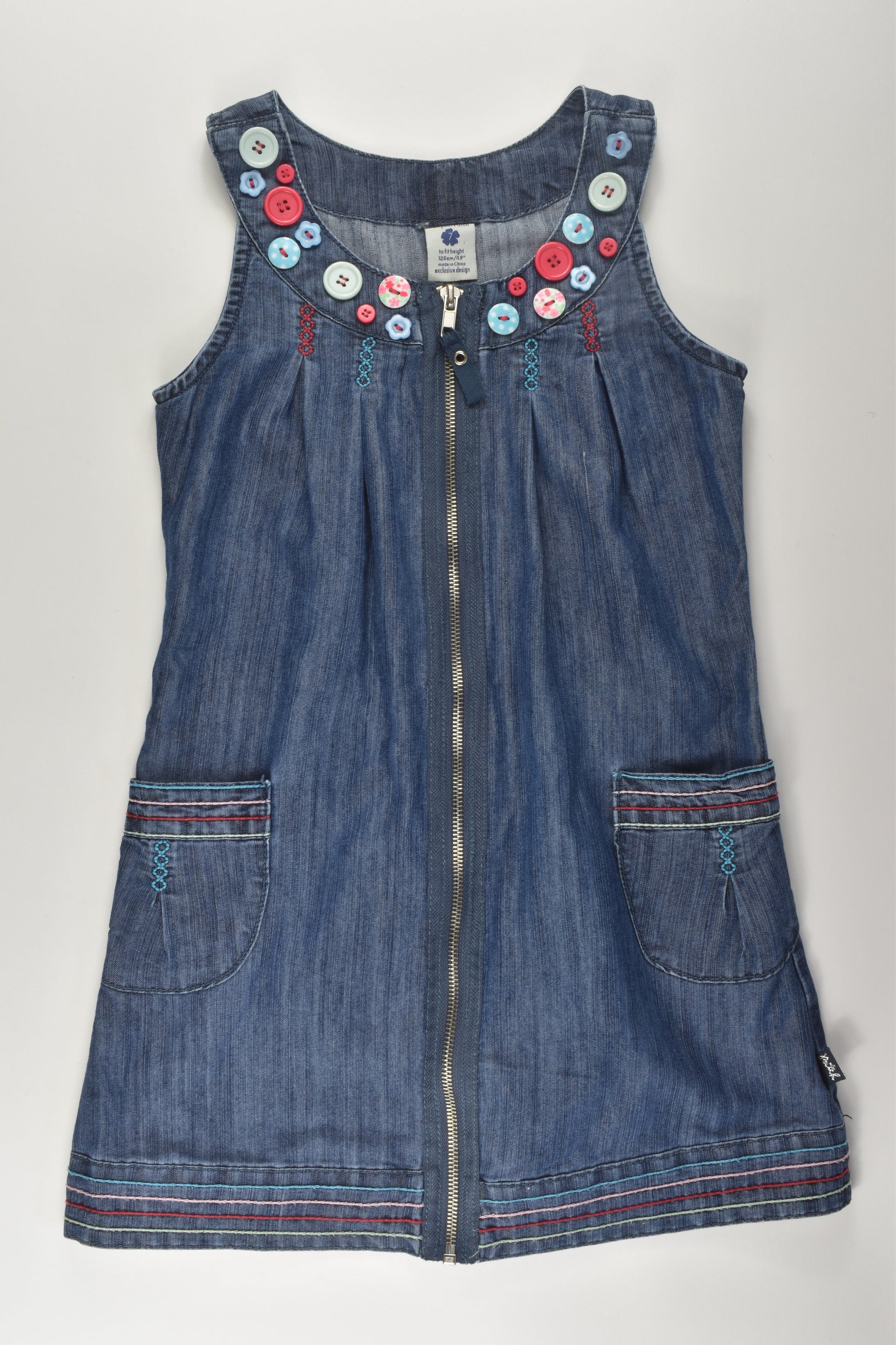Pumpkin Patch Size 7 Denim Dress