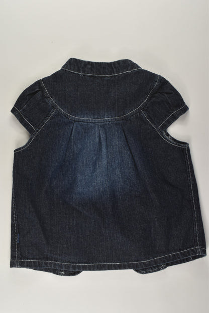 Pumpkin Patch Size 7 Denim Vest