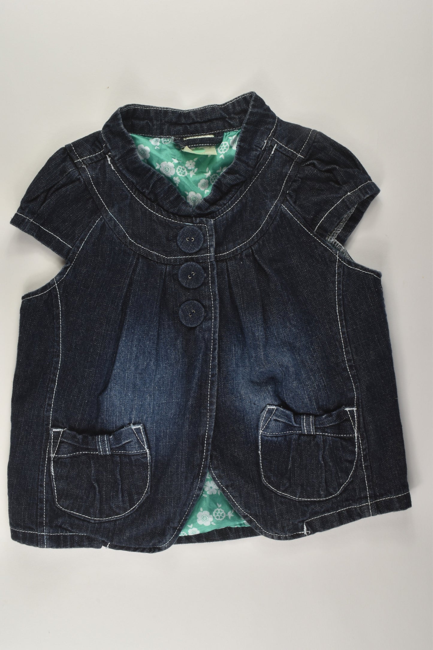 Pumpkin Patch Size 7 Denim Vest