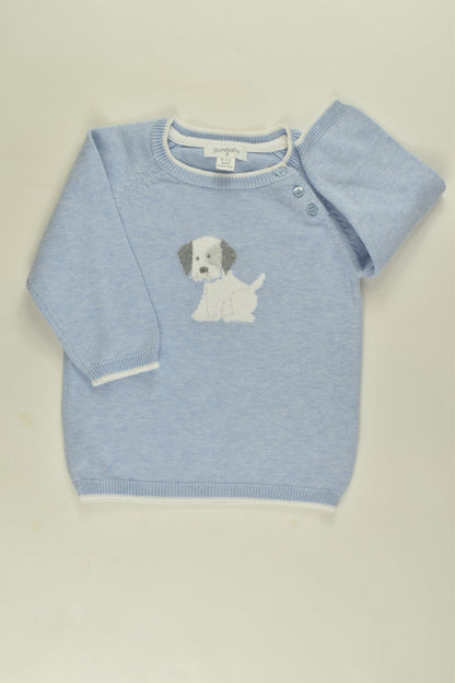 Purebaby Size 0 Dog Knit Jumper