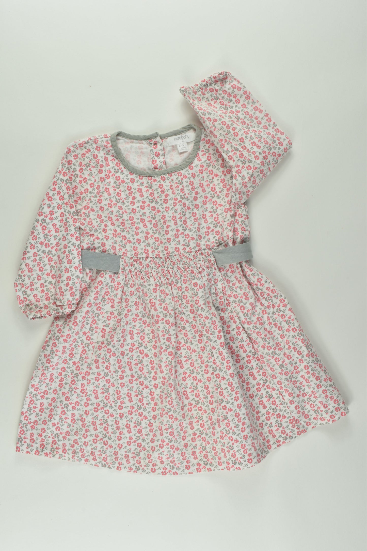 Purebaby Size 0 Floral Dress