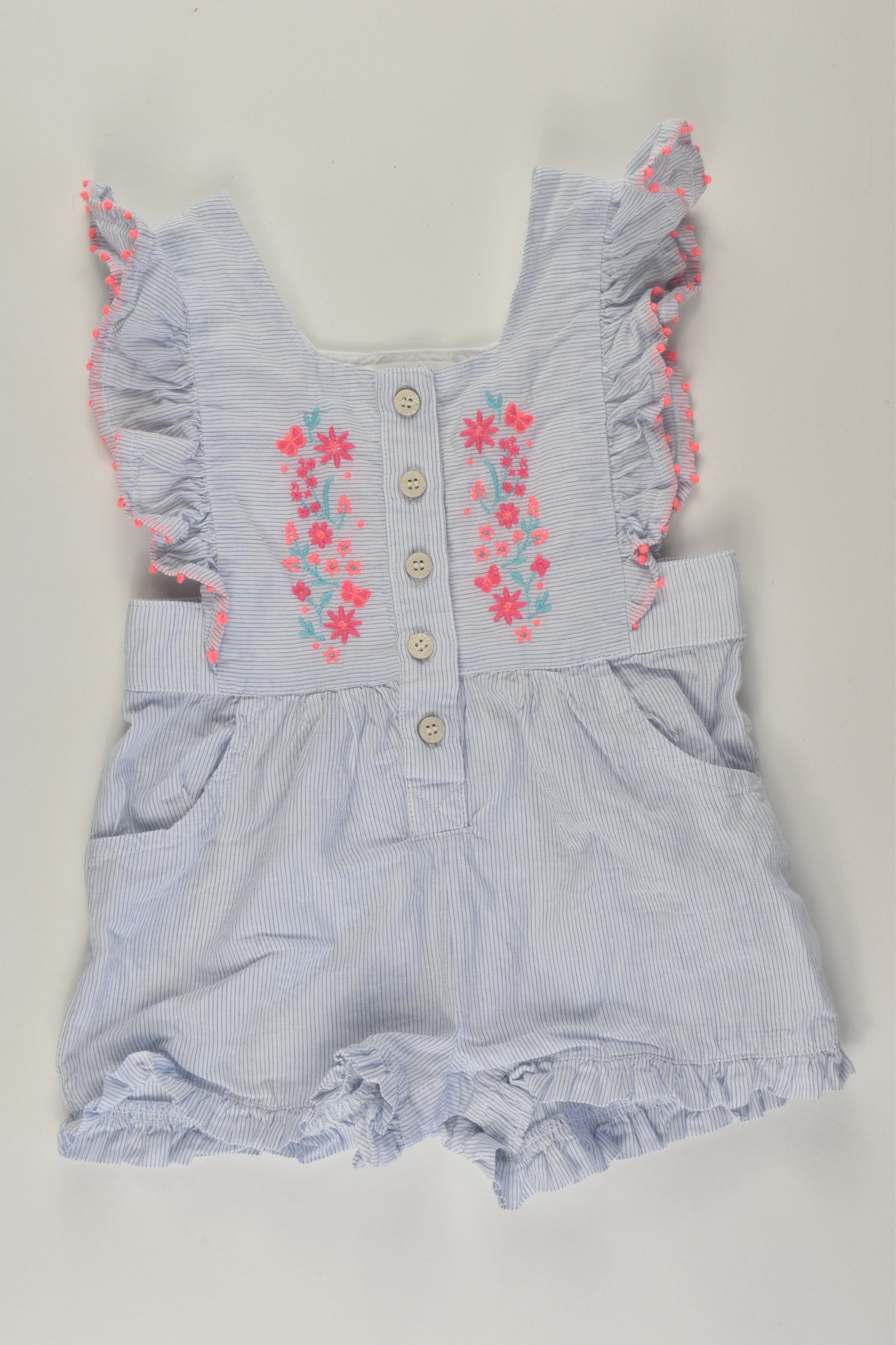 Purebaby Size 0 Short Romper