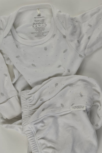 Purebaby Size 000 Sleepingsuit