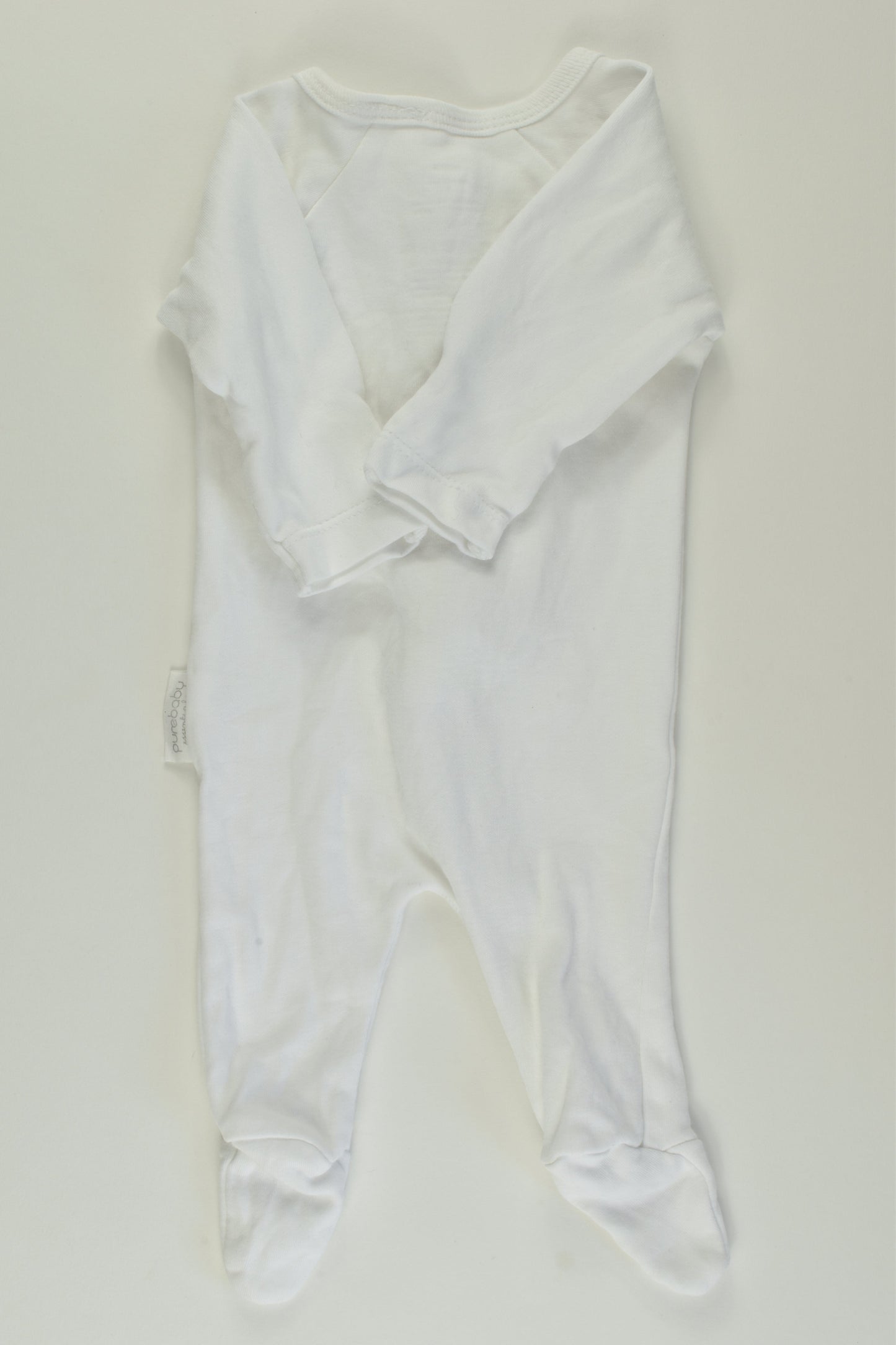 Purebaby Size 0000 Footed Romper