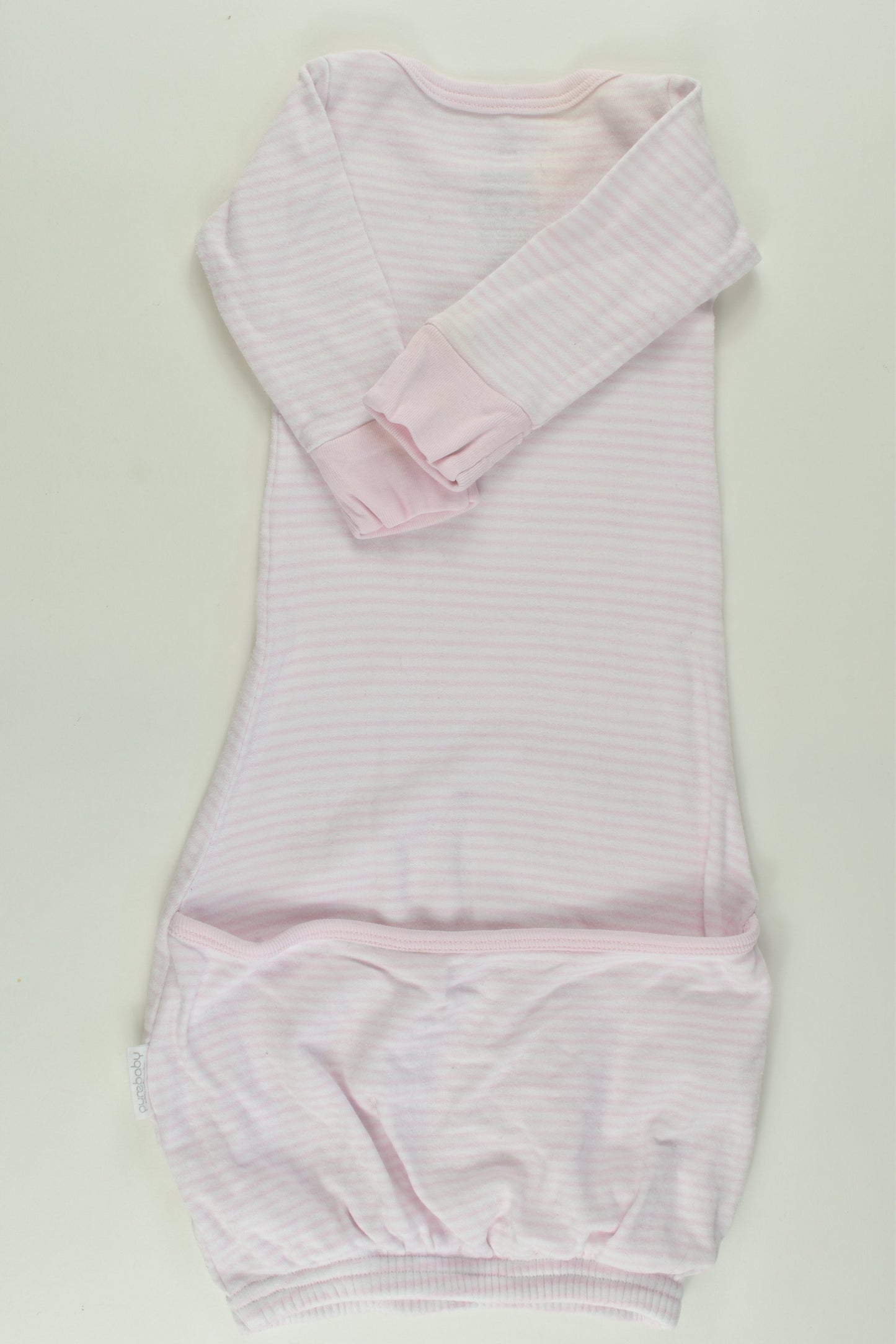 Purebaby Size 0000 Organic Sleepsuit