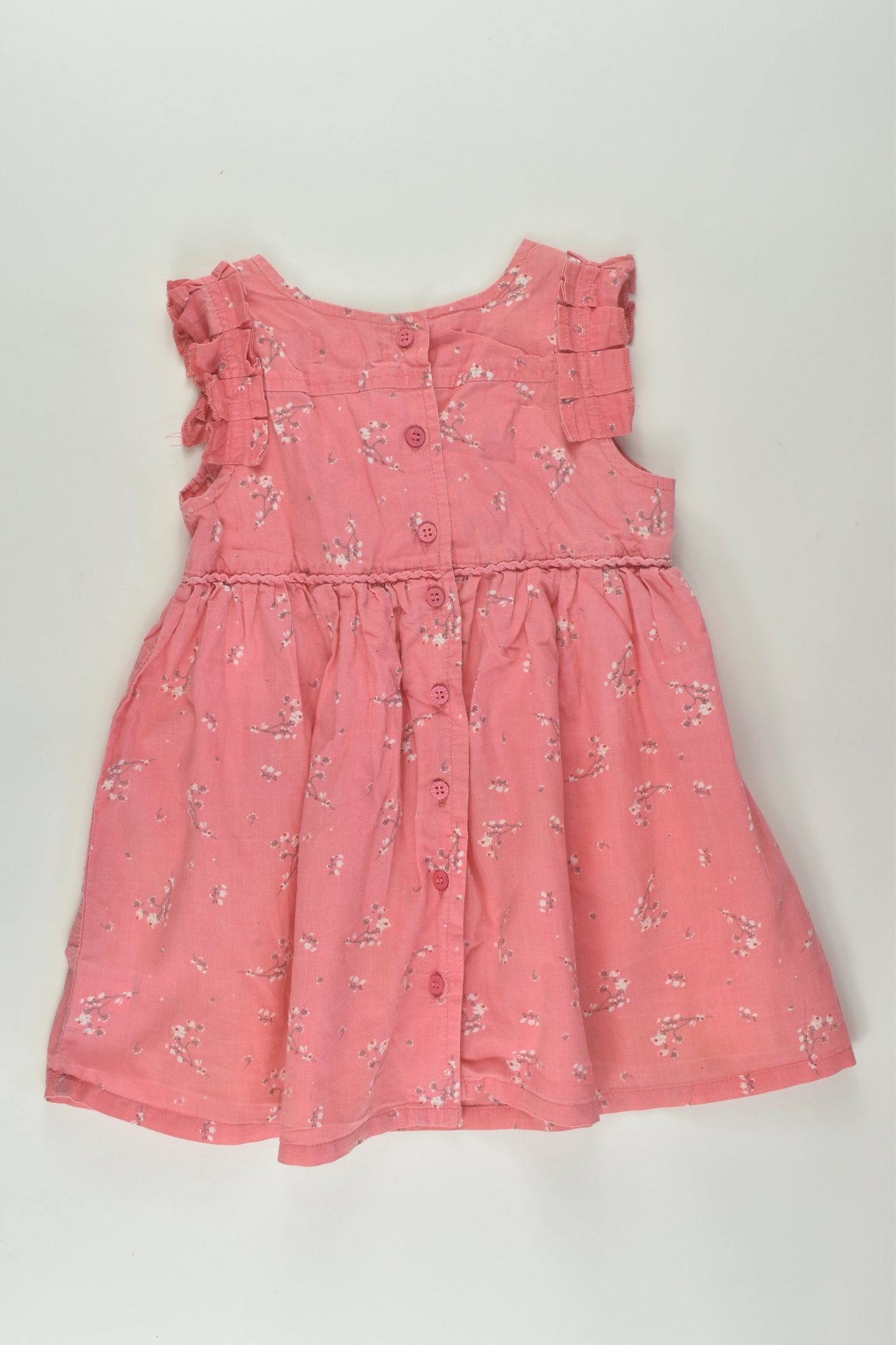 Purebaby Size 1 Floral Dress