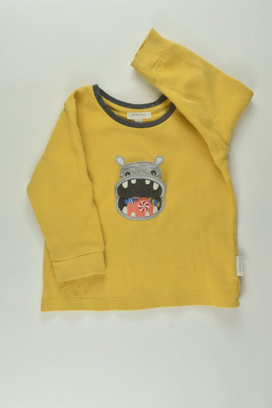 Purebaby Size 1 Hippo Top