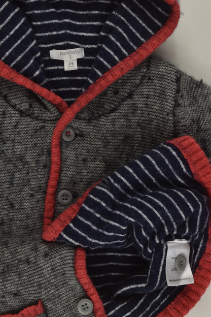 Purebaby Size 2 Wool Blend Knit Jumper