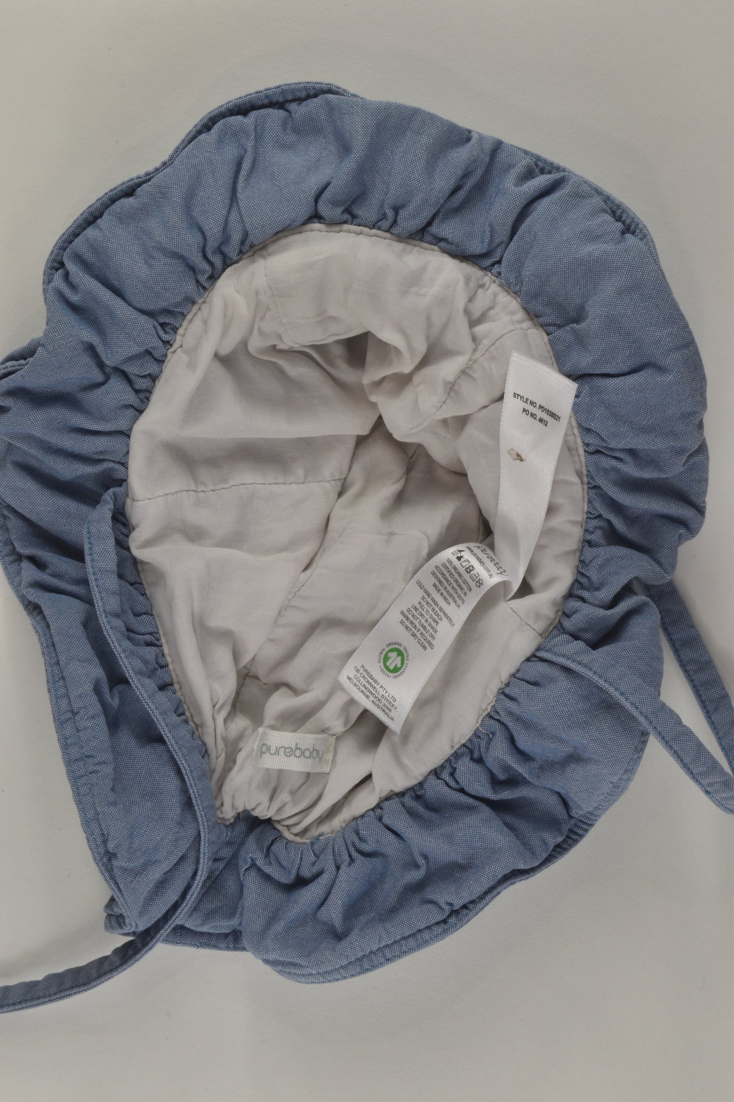 Purebaby Size 3-5 Hat