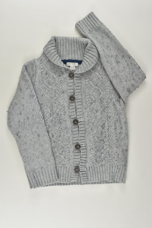 Purebaby Size 3 Wool Blend Knit Cardigan