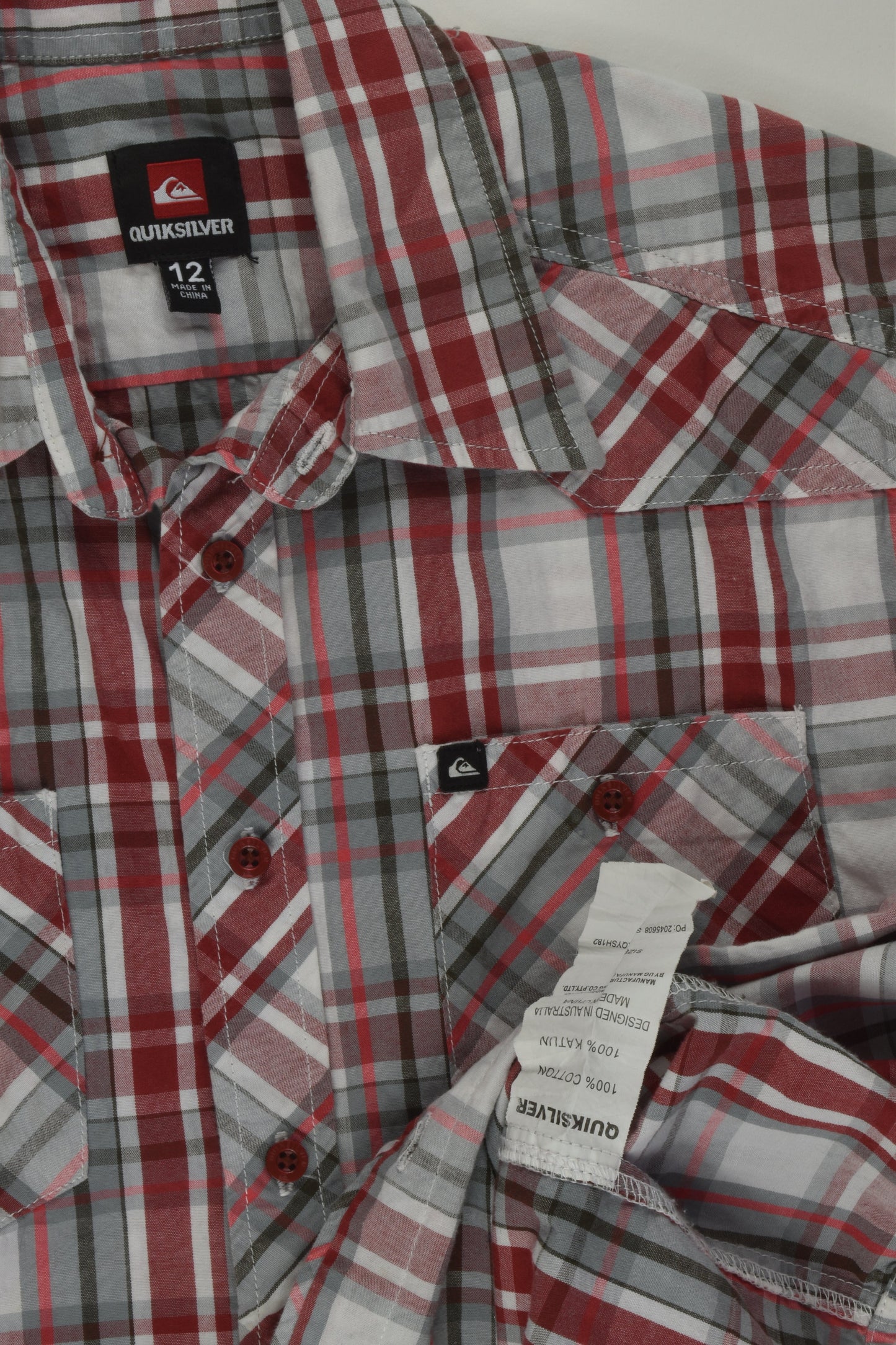 Quiksilver Size 12 Button-up Shirt